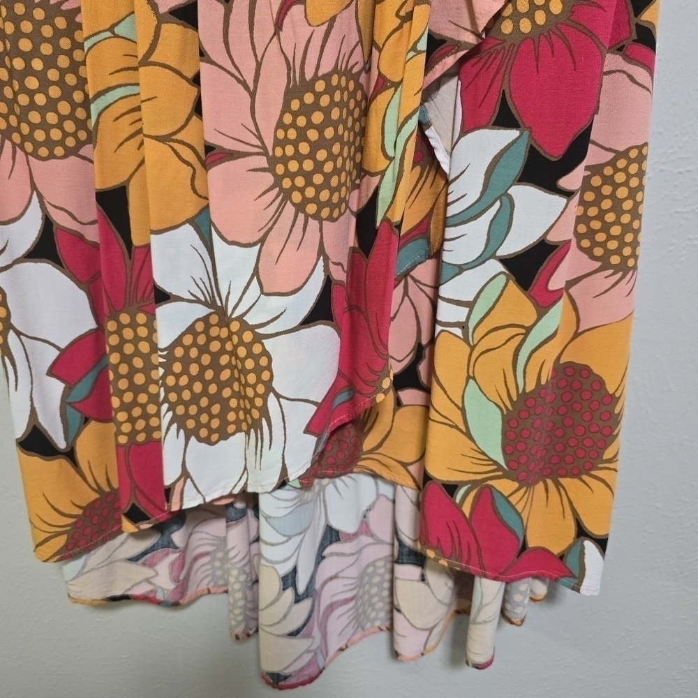 Cynthia Rowley Floral Hi-Lo Wrap Skirt - Picture 2 of 9